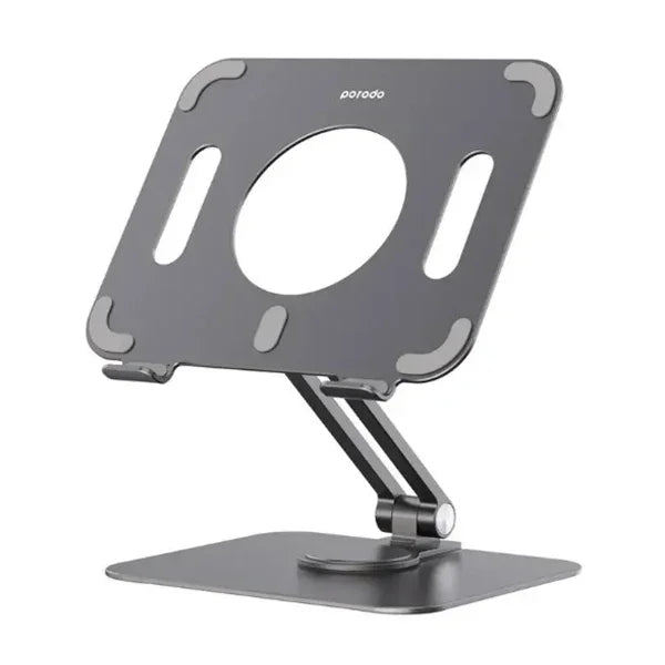 Porodo Alum. Alloy Holder Angle Adjustable And Rotatable Tablet Stand - Tashqila Porodo Alum. Alloy Holder Angle Adjustable And Rotatable Tablet Stand - Tashqila
